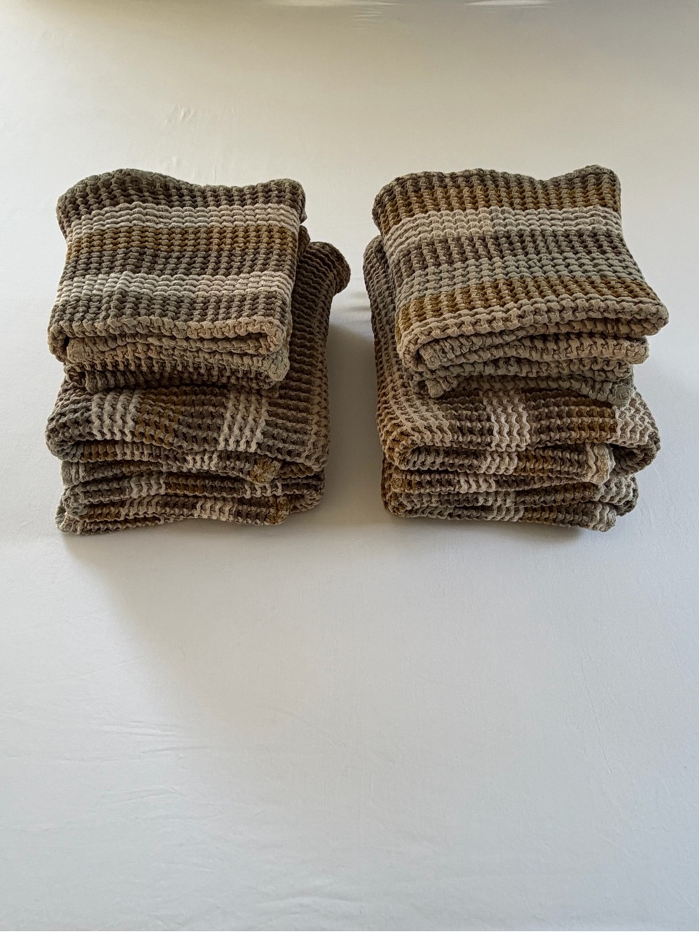 Parachute Waffle Weave Bath/Hand Towel Set